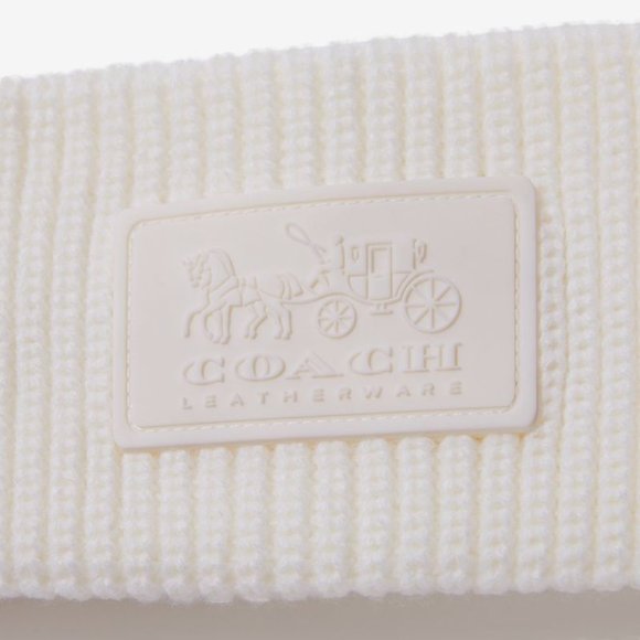 NWT COACH Cable Knit Winter Headband - Picture 2 of 5